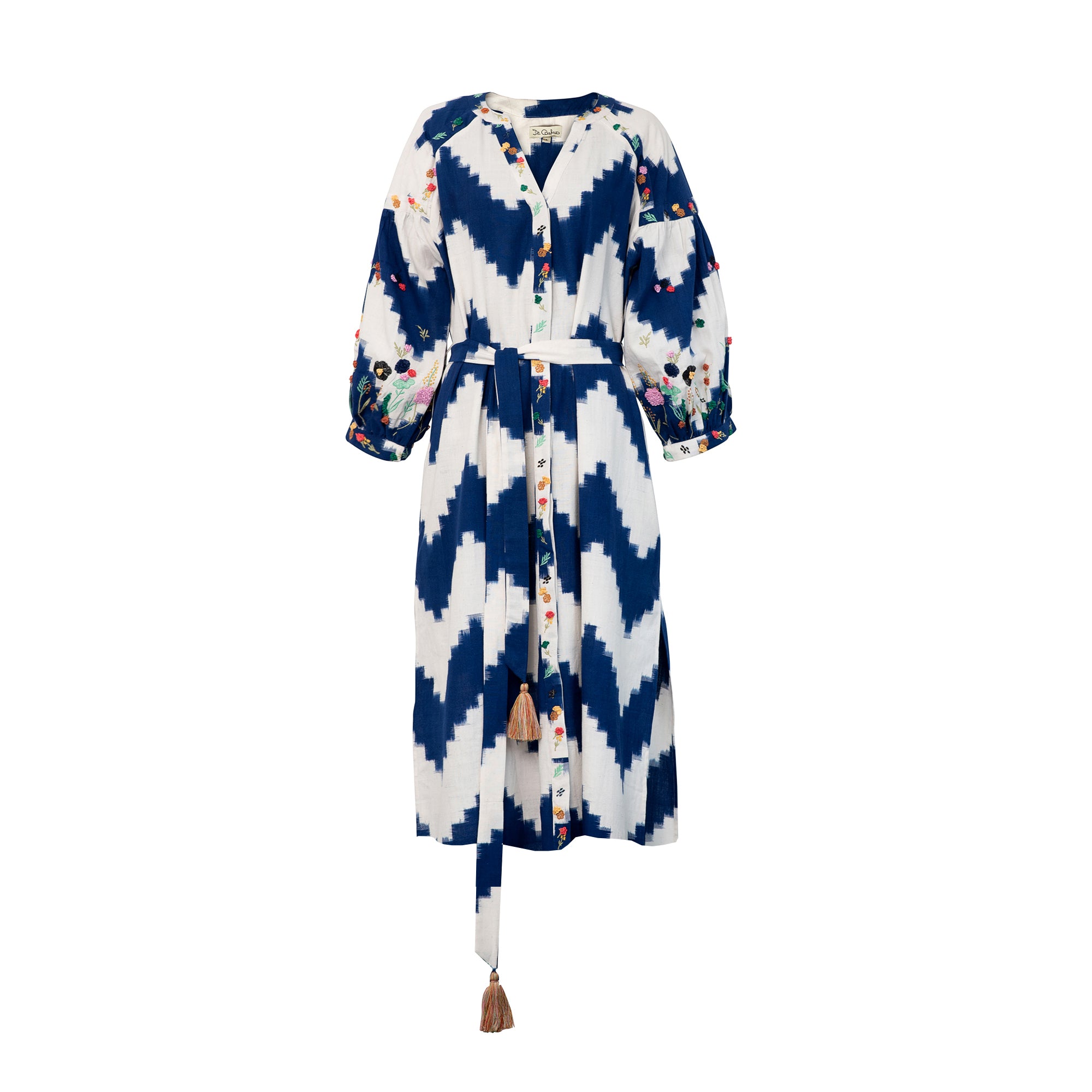 blue zig zag dress AX Paris Women's Blue Zigzag Crochet Racer Neck Slip Mini Dress